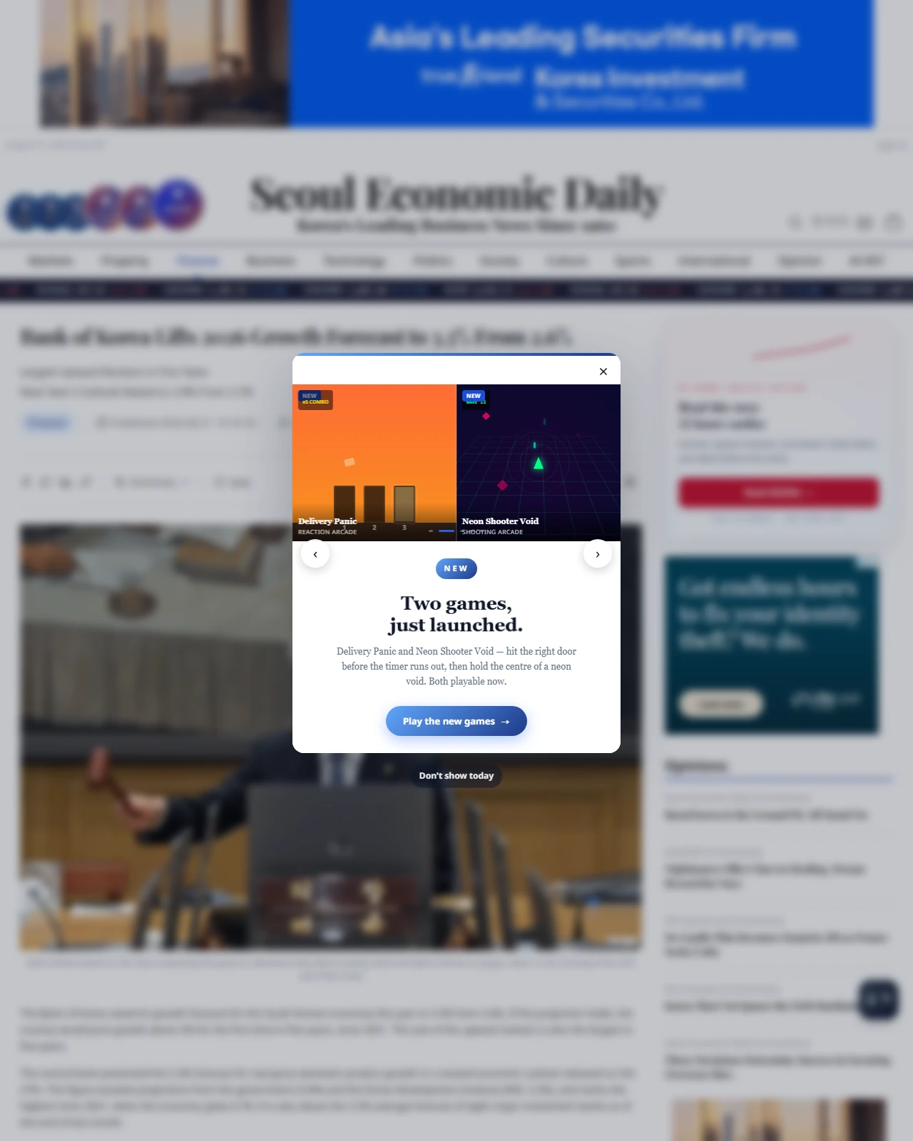 en.sedaily.com as published: Bank of Korea Lifts 2026 Growth Forecast to 3.3% From 2.6%