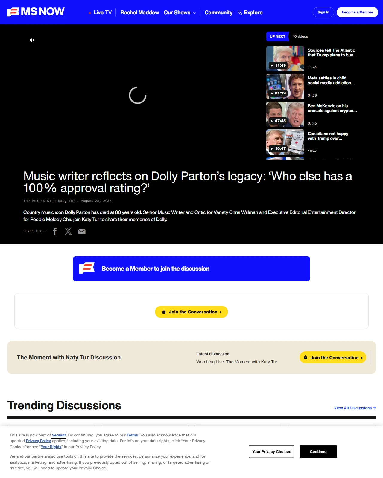 ms.now as published: Music writer reflects on Dolly Parton’s legacy: ‘Who else has a 100% approval rating?’