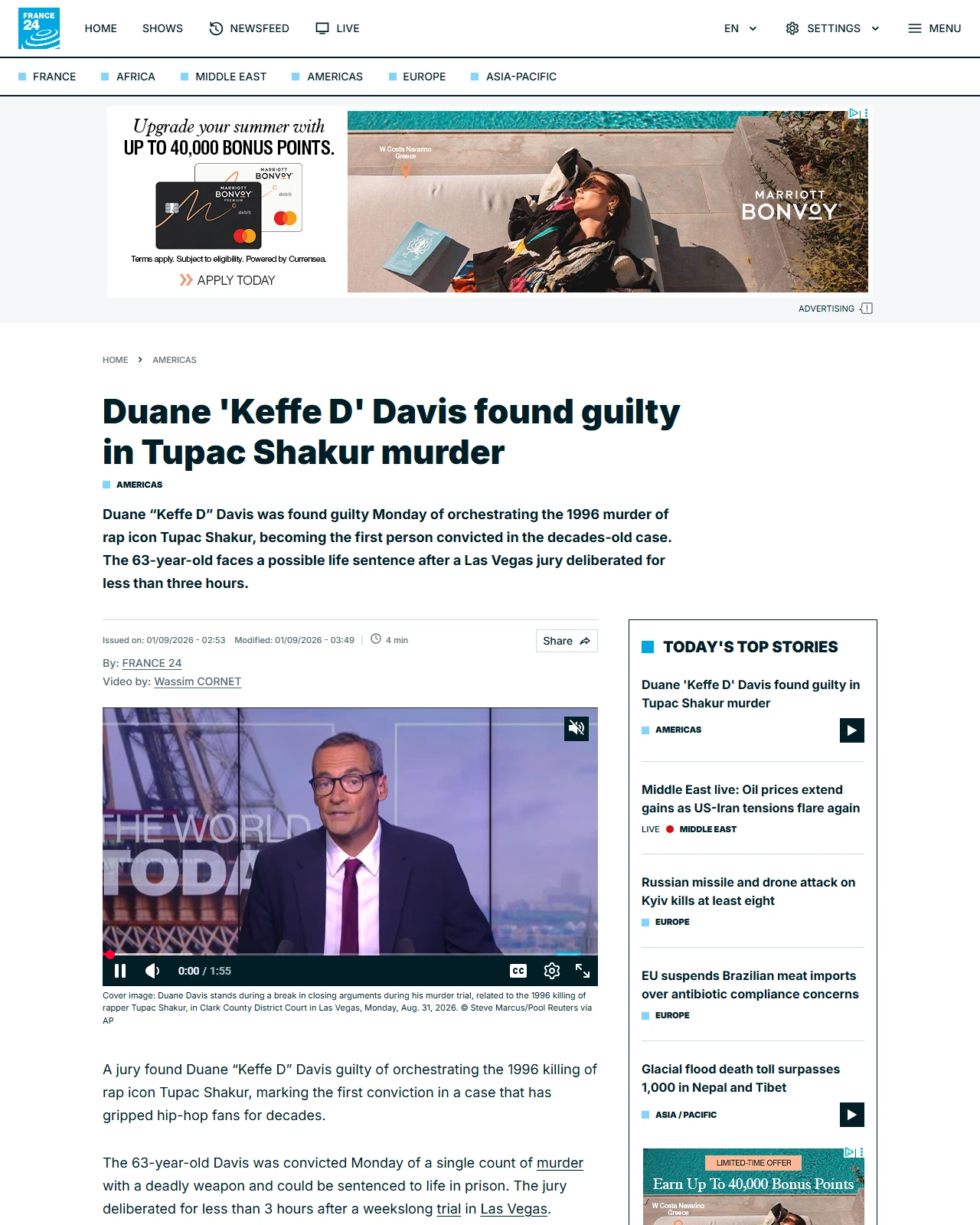 france24.com as published: Duane “Keffe D” Davis found guilty in Tupac Shakur murder