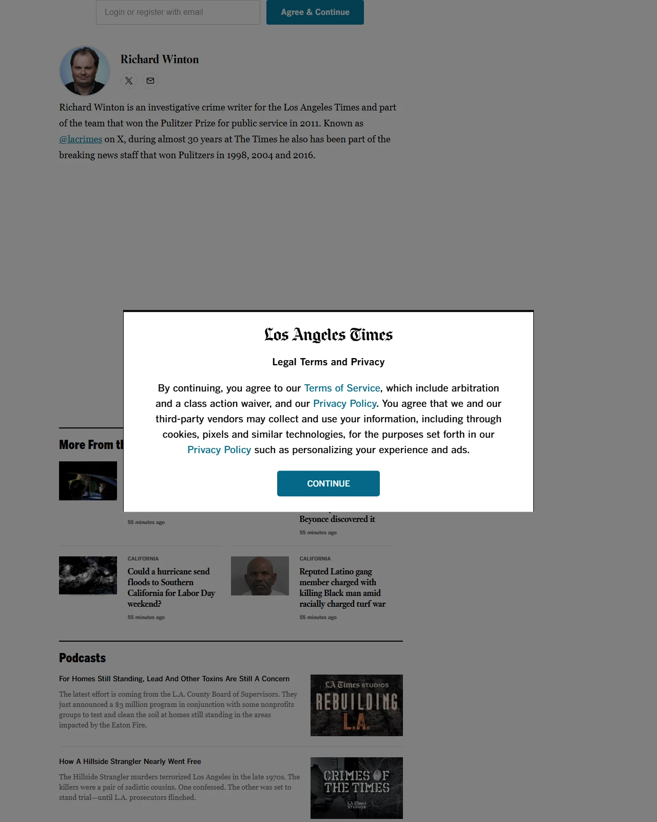 latimes.com as published: Ex-Compton gang leader found guilty in murder of Tupac Shakur