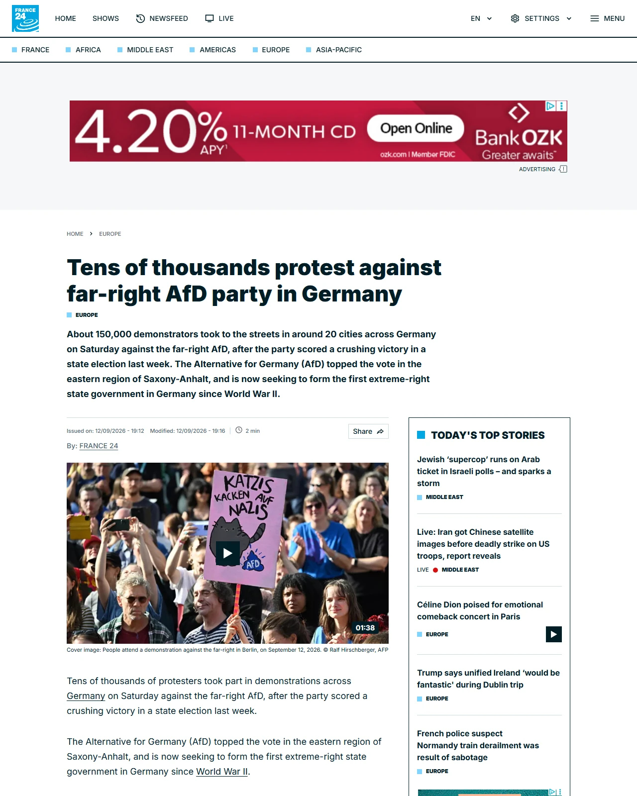 s.france24.com as published: Tens of thousands protest against far-right AfD party in Germany