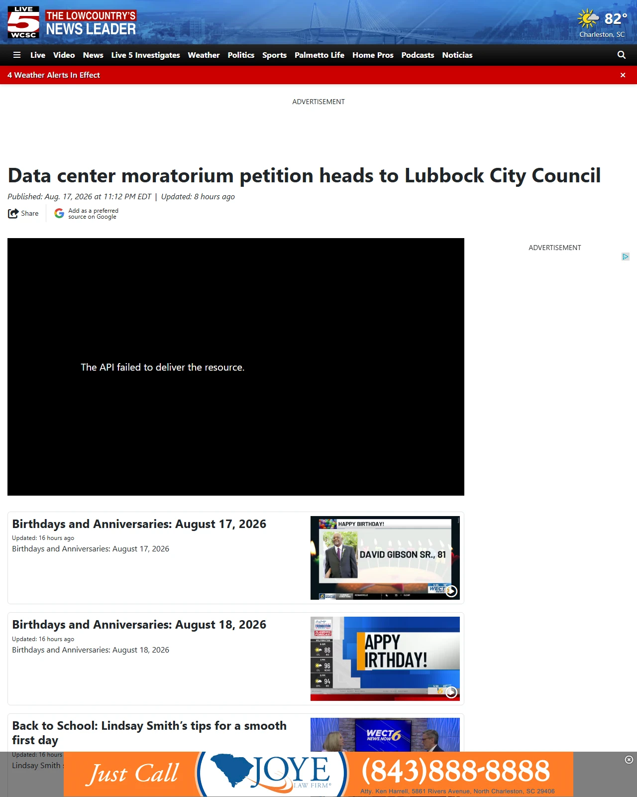 live5news.com as published: Data center moratorium petition heads to Lubbock City Council