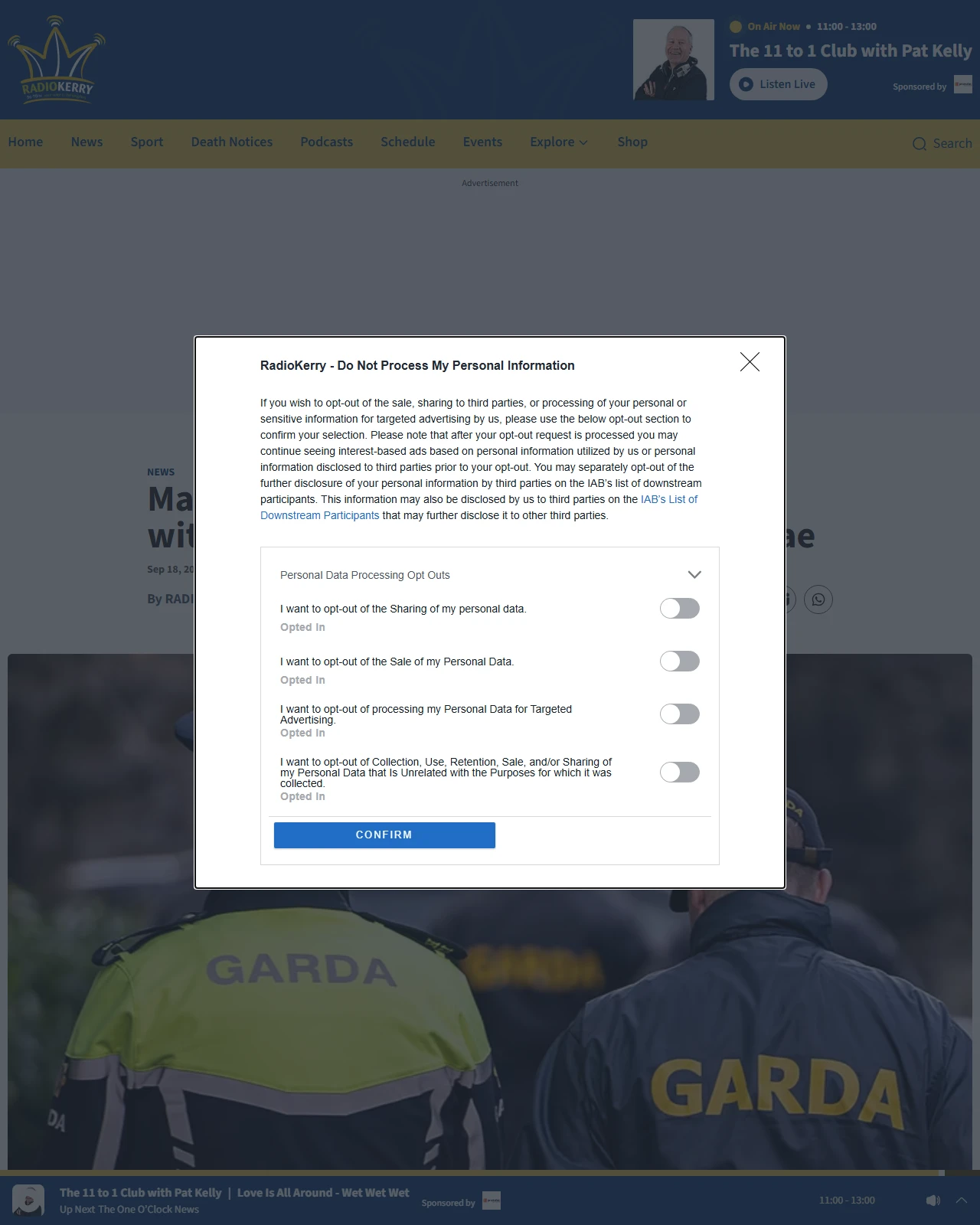 radiokerry.ie as published: Man due in court charged in connection with alleged assault of Michael Healy-Rae