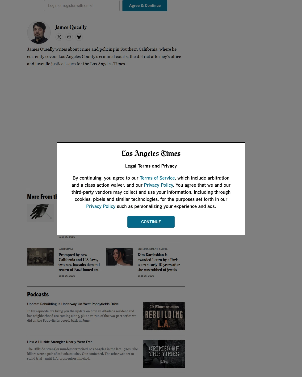 latimes.com as published: Nick Reiner will not face death penalty if convicted of killing parents, D.A. says