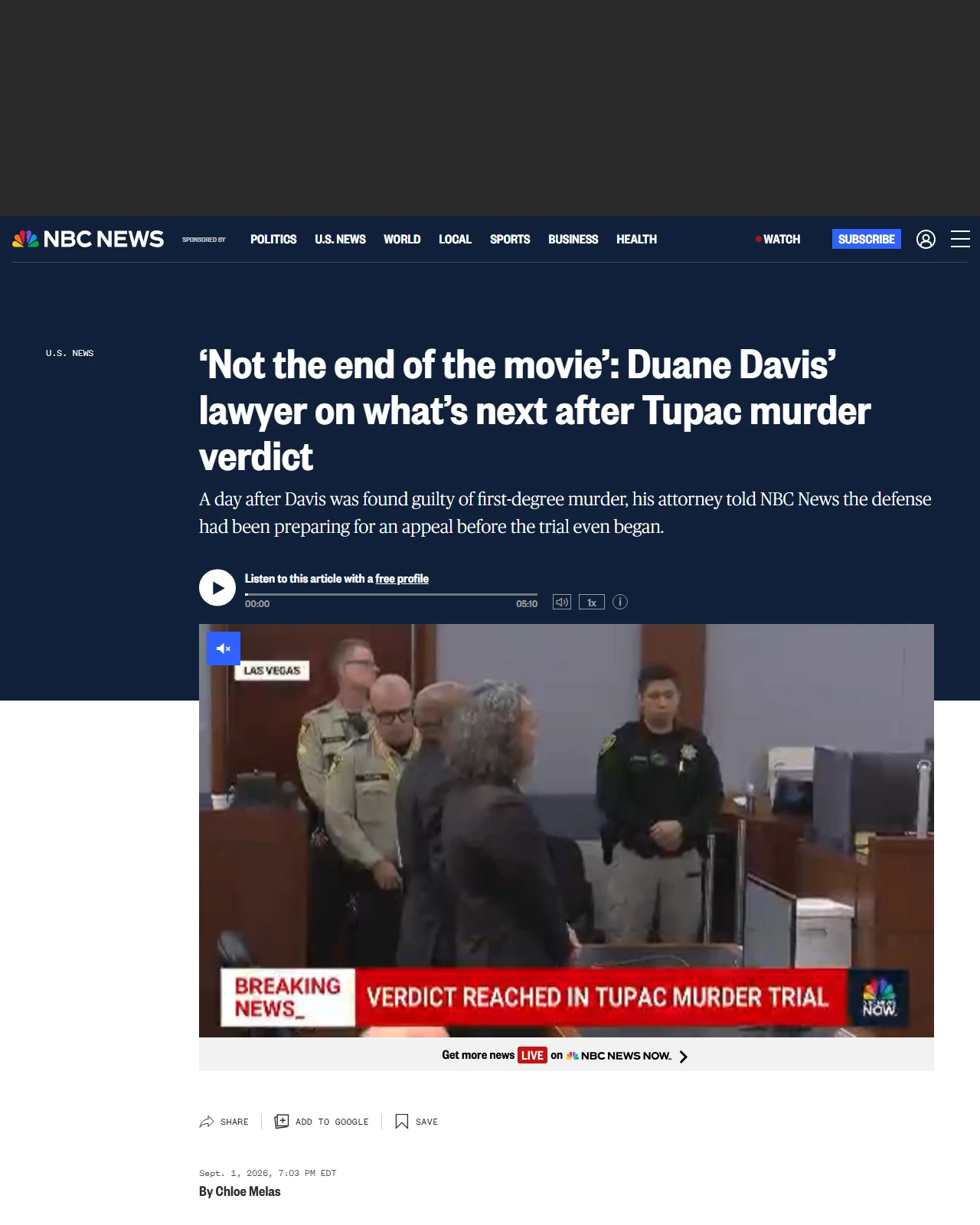 nbcnews.com as published: ‘Not the end of the movie’: Duane Davis’ lawyer on what’s next after Tupac murder verdict