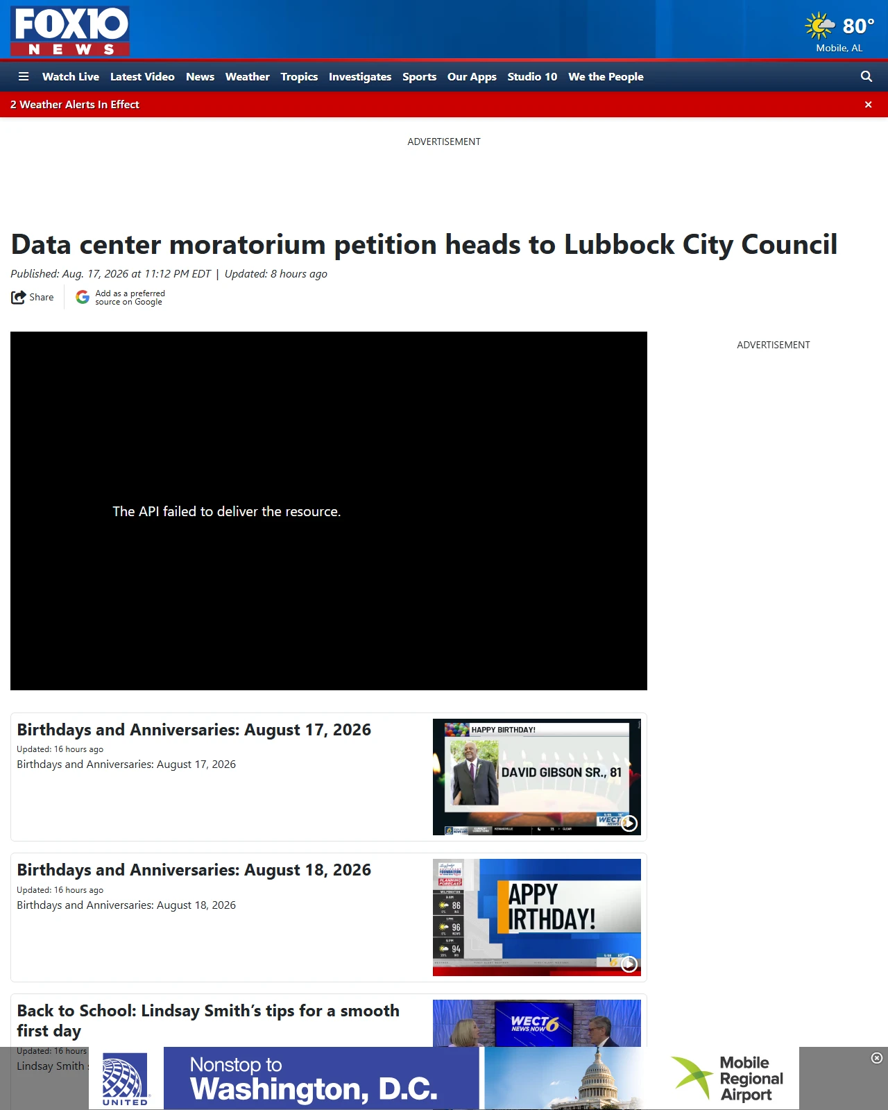 fox10tv.com as published: Data center moratorium petition heads to Lubbock City Council
