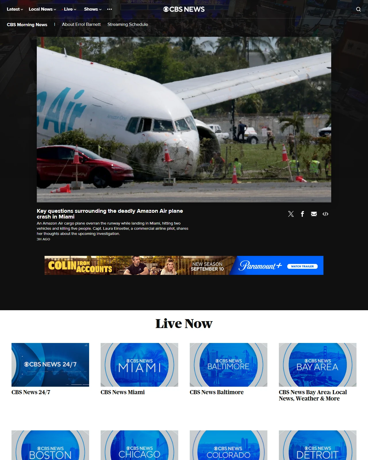 cbsnews.com as published: Key questions surrounding the deadly Amazon Air plane crash in Miami
