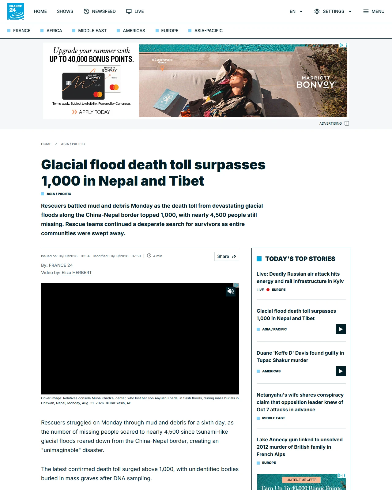 s.france24.com as published: Glacial flood death toll surpasses 1,000 in Nepal and Tibet