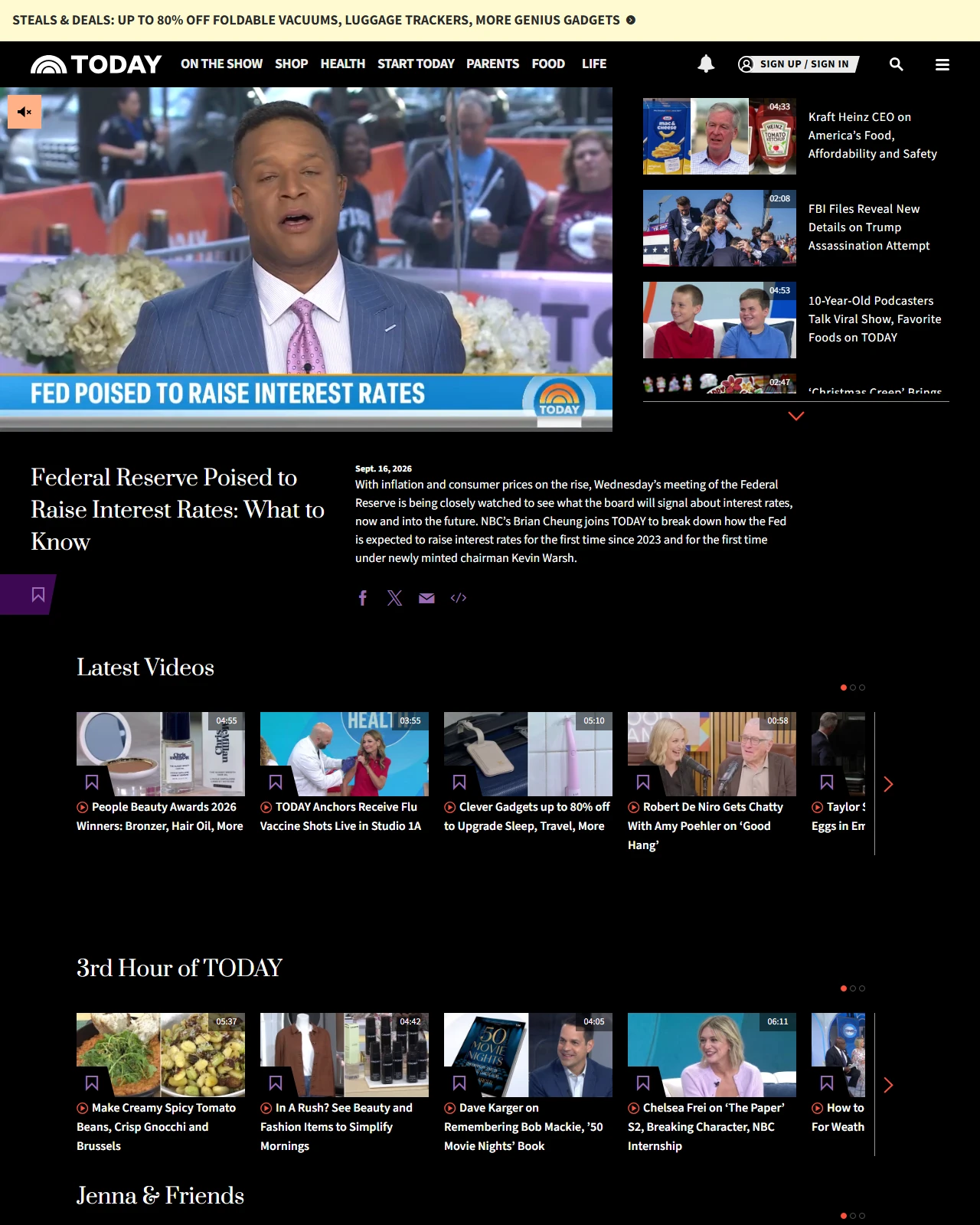 today.com as published: Federal Reserve Poised to Raise Interest Rates: What to Know
