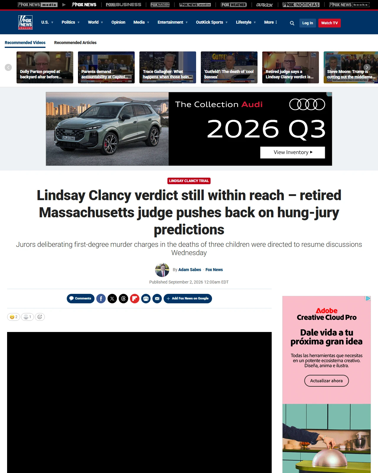 foxnews.com as published: Lindsay Clancy verdict still within reach – retired Massachusetts judge pushes back on hung-jury predictions