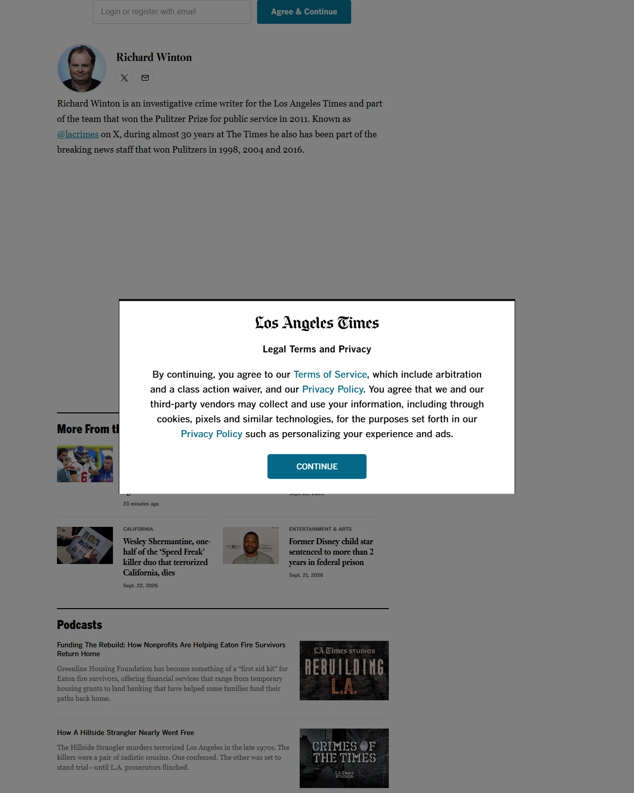 latimes.com as published: Fentanyl and other drugs killed Hayden Panettiere; officials look for supplier