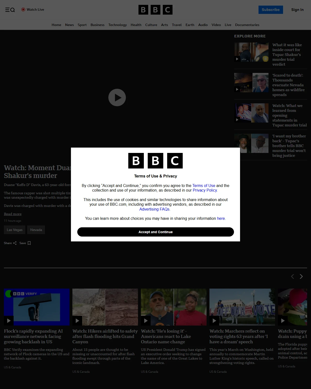 bbc.co.uk as published: Watch: Moment Duane 'Keffe D' Davis is found guilty of Tupac Shakur's murder