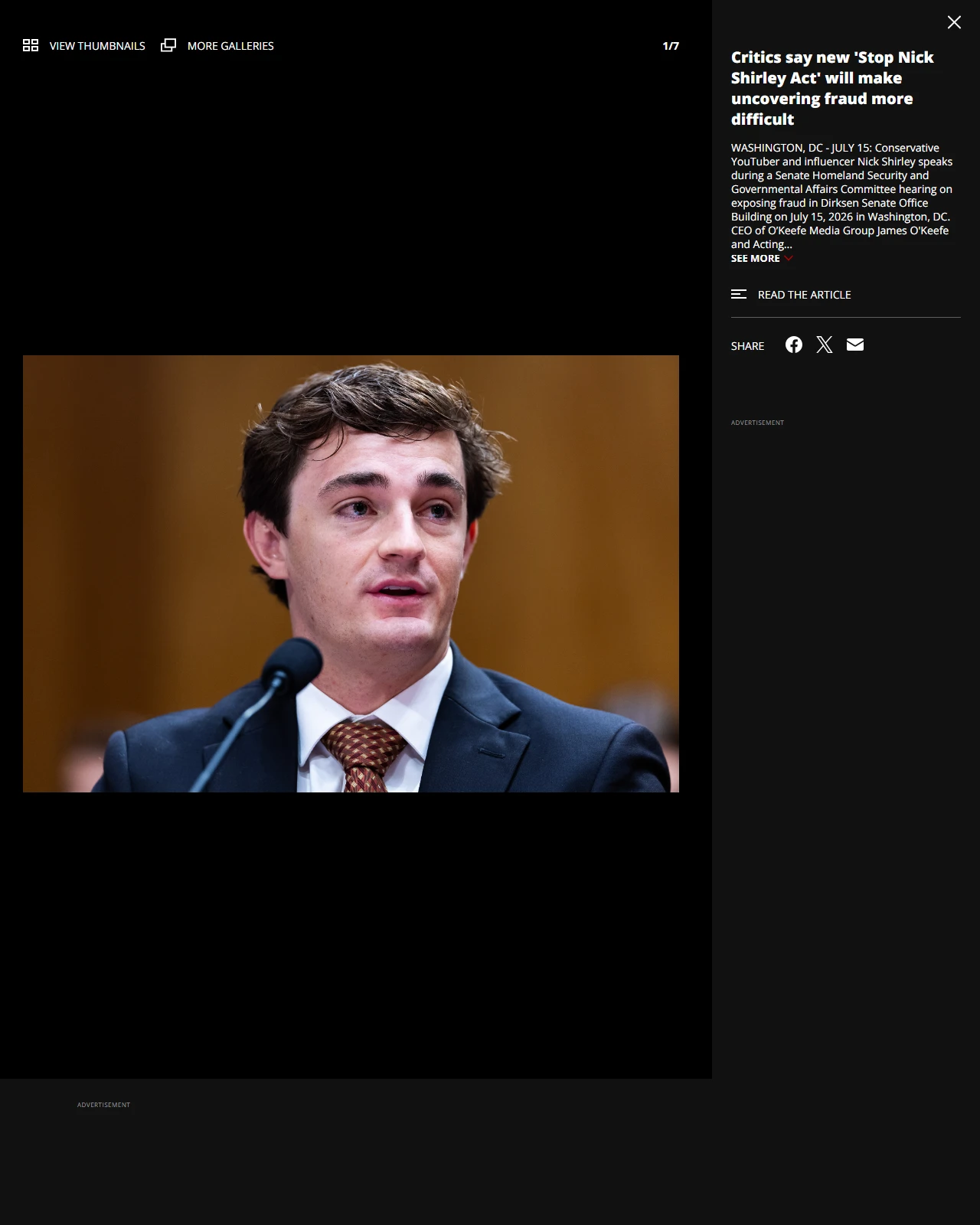 nbc16.com as published: Critics say new 'Stop Nick Shirley Act' will make uncovering fraud more difficult