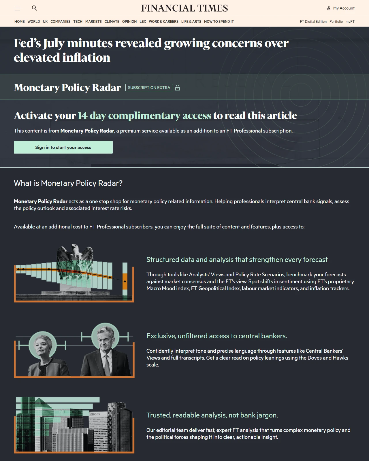 ft.com as published: Fed’s July minutes revealed growing concerns over elevated inflation
